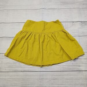 4/5 JoJo MaMan BeBe Gold Corduroy Skirt
